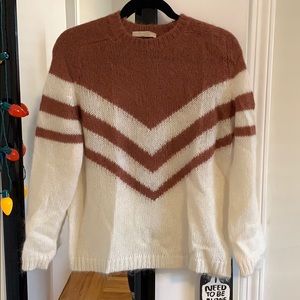 Sezane Chevron Sweater
